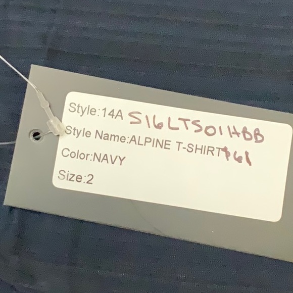 Alp-n-Rock Embroidered tee shadow stripe - Navy - Picture 8 of 13